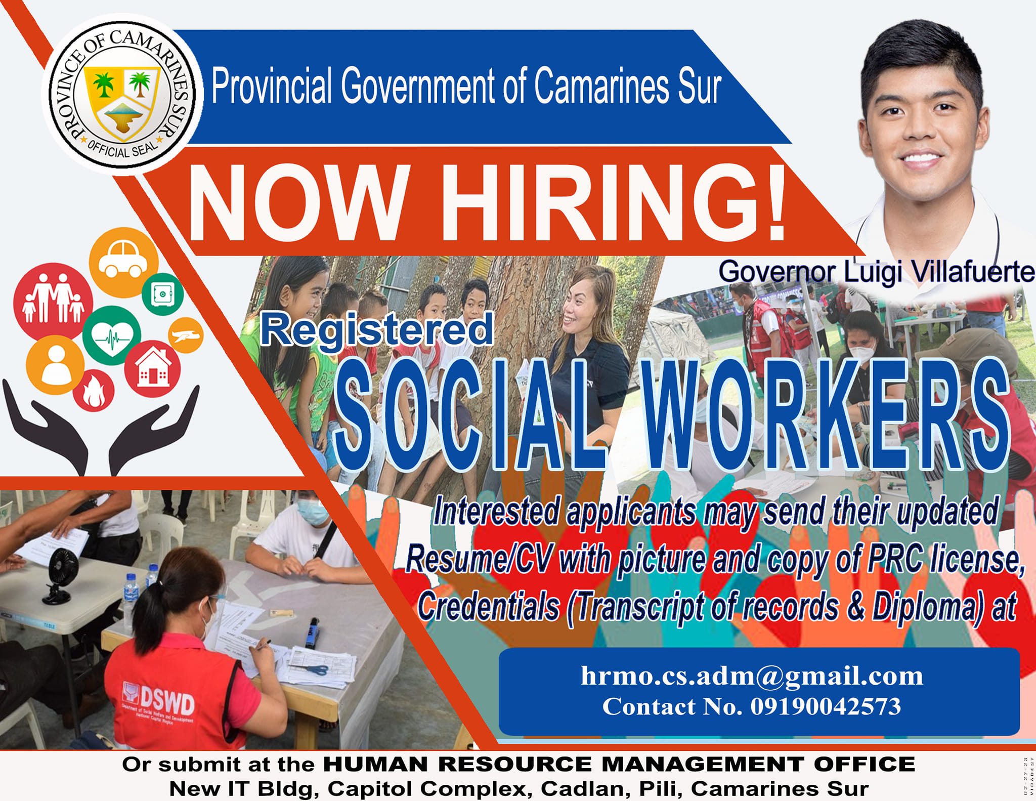 NOW HIRING - SOCIAL WORKERS - June 25, 2024