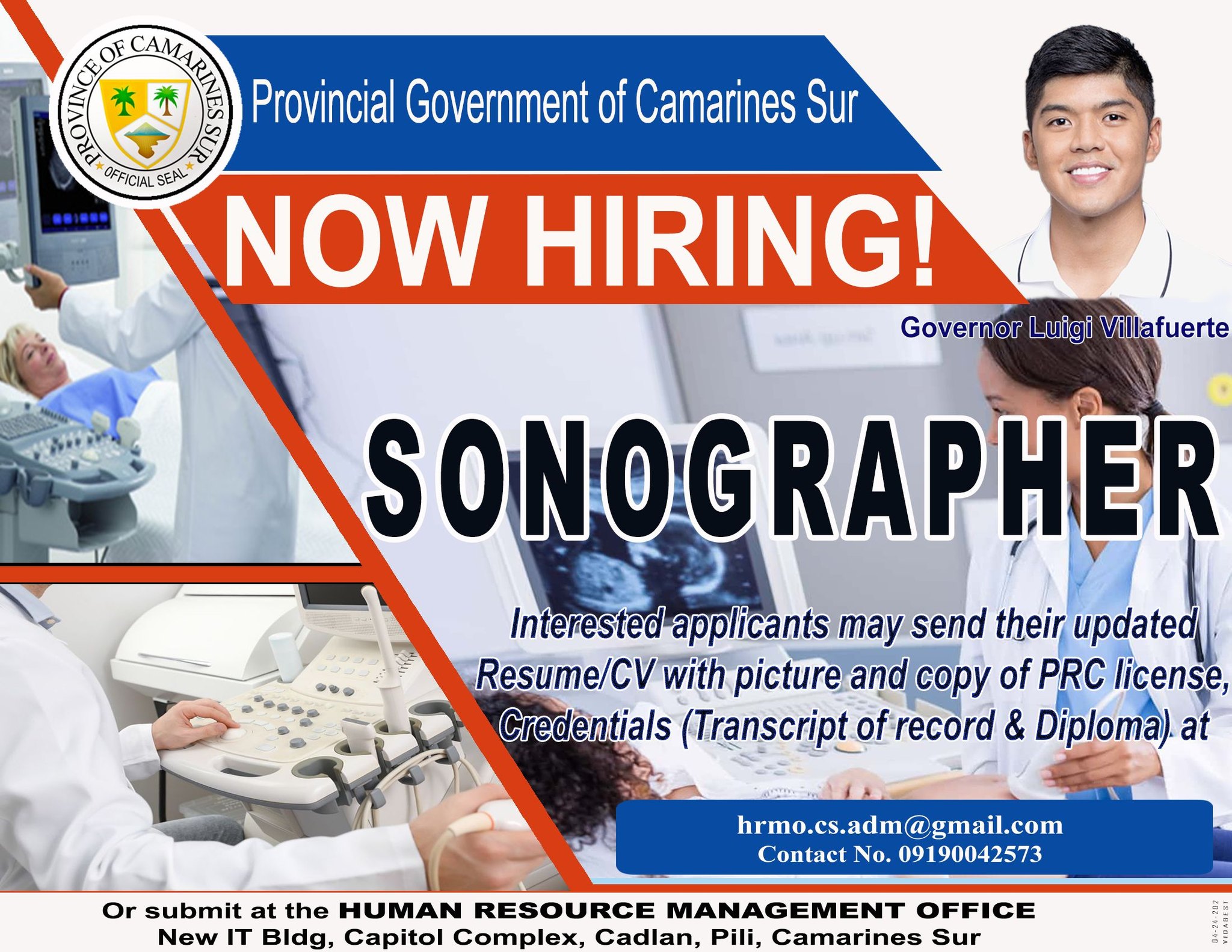 Now Hiring - Sonographer